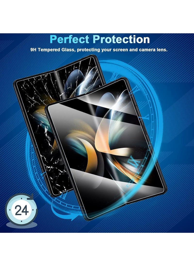 FARROBIZZ Screen Protector for Galaxy Z Fold 4, Inside TPU Film and Full Covered Outer and Back Cover Screen Protector, High Clarity, Anti-Shatter, Bubble Free for Samsung 5G （8 Pcs）  - Image 2