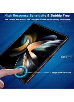FARROBIZZ Screen Protector for Galaxy Z Fold 4, Inside TPU Film and Full Covered Outer and Back Cover Screen Protector, High Clarity, Anti-Shatter, Bubble Free for Samsung 5G （8 Pcs）  - Image 4