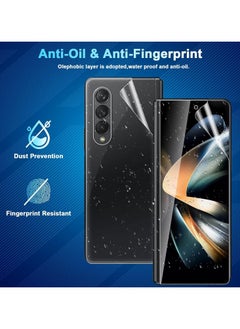 FARROBIZZ Screen Protector for Galaxy Z Fold 4, Inside TPU Film and Full Covered Outer and Back Cover Screen Protector, High Clarity, Anti-Shatter, Bubble Free for Samsung 5G （8 Pcs）  - Image 5