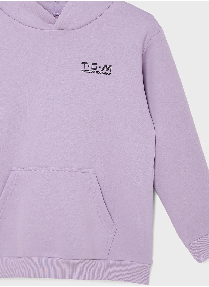ذا جيفينج موفمنت Kids Lounge Regular Pocket Hoodie