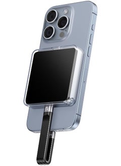 erorex Magnetic M.2 Nvme 2230 Ssd Enclosure Compatible With Magsafe For Iphone 15 Pro Max Prores 10Gbps Usb C 3.2 Gen2 Type C To Nvme Reader With Protective Case Lanyard Ap30 Black  - Image 1