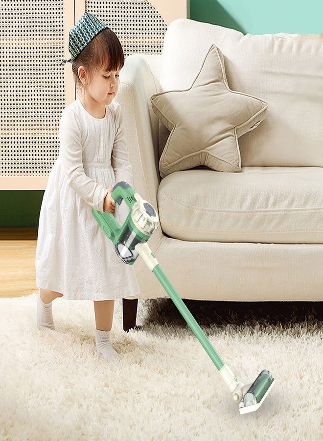 BAYMI 3-in-1 Kids Vacuum That Really Works, Toddler Toy Vacuum Cleaning Set for Children Aged 3+, Fun Kids Working Toy Vacuum Cleaner with Working Suction for Realistic Play (630Green) - Image 4