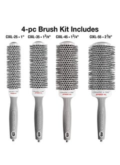 Olivia Garden Ceramic + Ion Speed Xl Extralong Barrel Hair Brush Kit Contains Cixl25 Cixl35 Cixl45 Cixl55 Cixlbox01 (4Pc Box Deal)  - Image 2