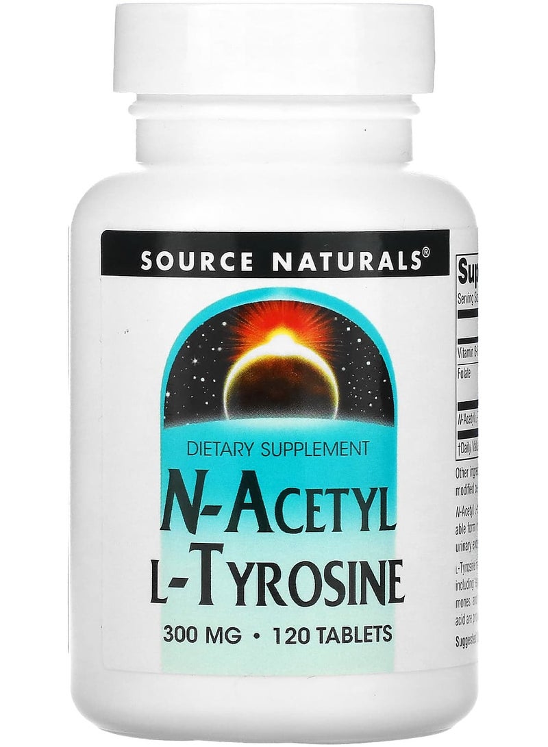N-Acetyl L-Tyrosine, 300 mg, 120 Tablets