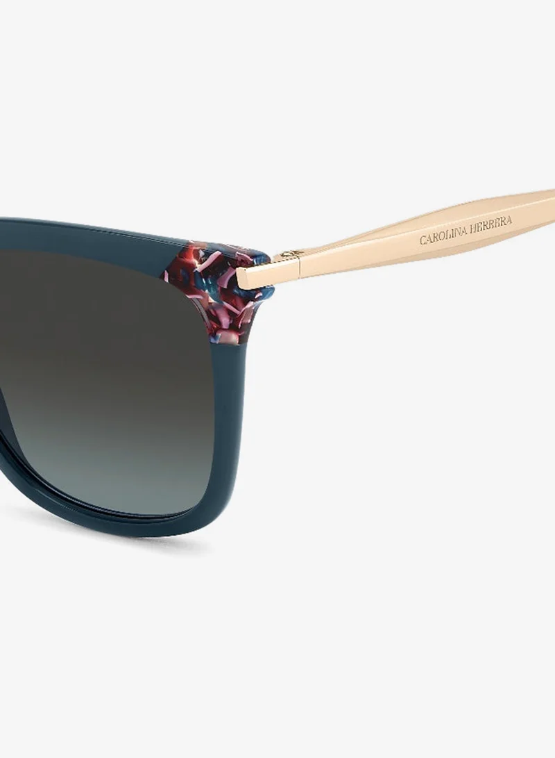 Carolina Herrera  CAROLINA HERRERA HER 0308/S Sunglasses Blue Rectangular  | Best Price UAE