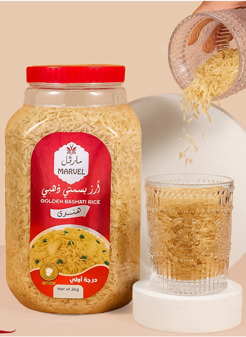 MARVEL Basmati Golden Rice Jar 1kg  - Image 3