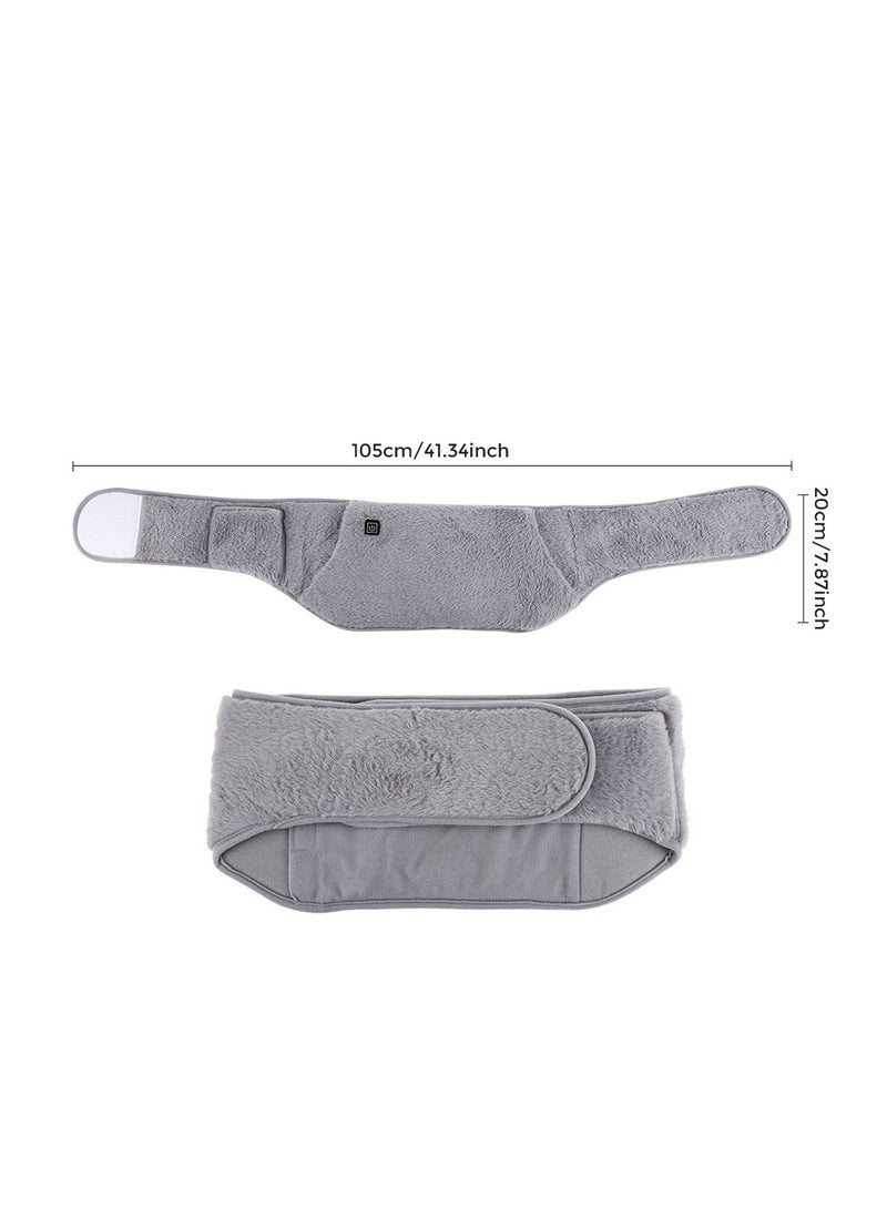 Generic Crystal Velvet Electric Heating Waist Belt    Warm Hands and Waist   3 Temperature Settings  Rechargeable Heat Wrap for Cold Weather Protection - Image 3