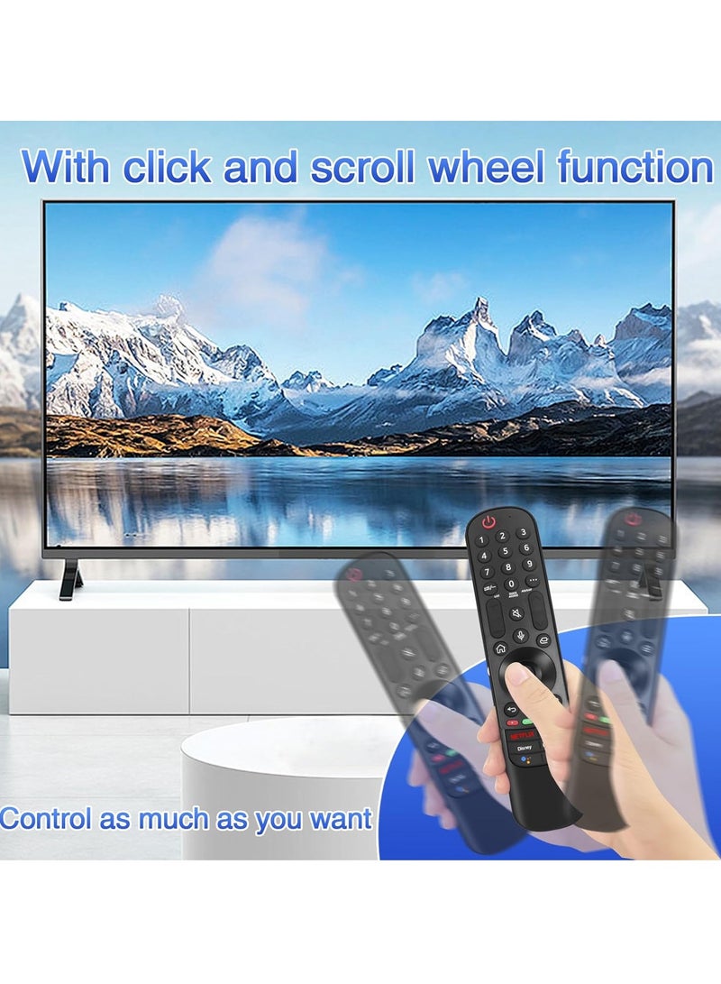 ELTRAZONE Replacement Voice Remote Control for LG Smart OLED, QLED, NanoCell, Ultra HD TV (2019-2022 Series) – Compatible with Magic Remote AN-MR22GA with Pointer Function – Includes Battery - Image 5