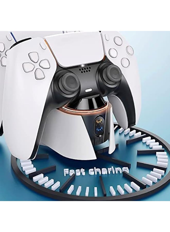 Topleo PS5 Controller Charger,Upgraded Ps5 Charging Station,LED Indicator,USB C Cable Safe Intelligent Protection For PS5 Controller - Image 2