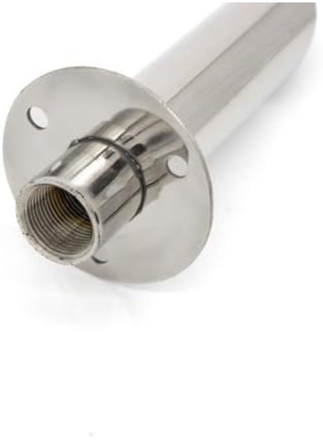 3/4" Long Angled Square Waterfall/Spillway Nozzle | Stainless Steel Water Fountain Spout | Sleek Modern Water Feature Nozzle - Image 3