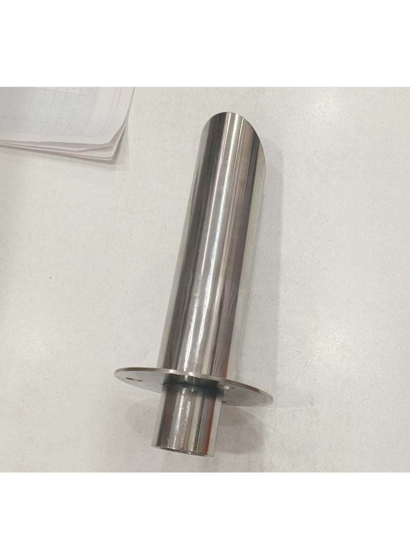3/4" Long Angled Square Waterfall/Spillway Nozzle | Stainless Steel Water Fountain Spout | Sleek Modern Water Feature Nozzle - Image 4