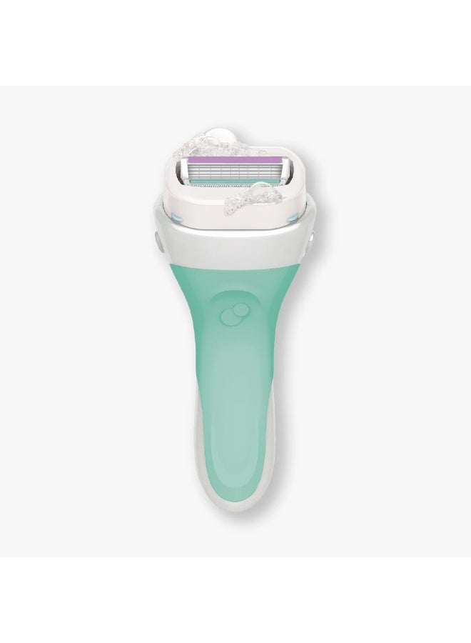 Schick Intuition Aloe Vera & Green Tea Razor - Handle + 2 Women's Razors - Image 3