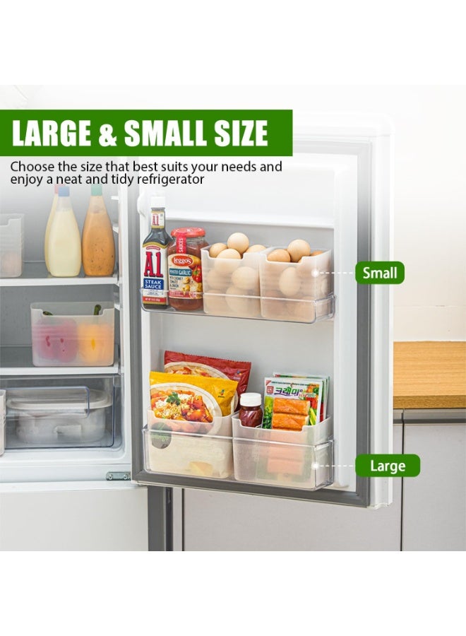 3pcs Fridge Side Door Storage Box, Plastic Containers for Food Storage, Beverage Holder, and Pantry Organizer - Ideal for Refrigerator Door Space and Cabinet Kitchen Essential - Image 5