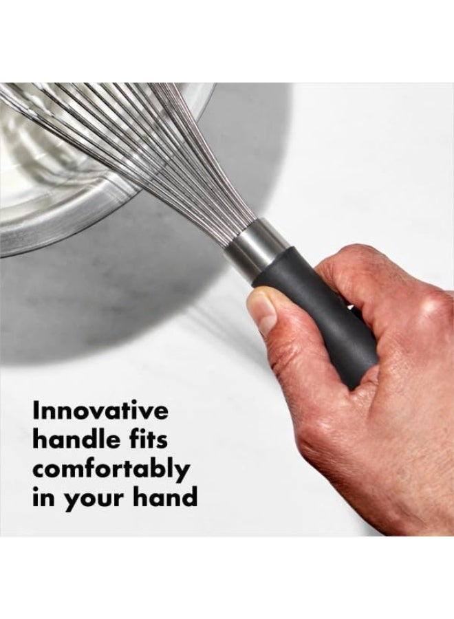 2pcs Stainless Steel Wire Whisk Set for Cooking, Different Sizes, Easy to Hold Ergonomic Handle - Image 4