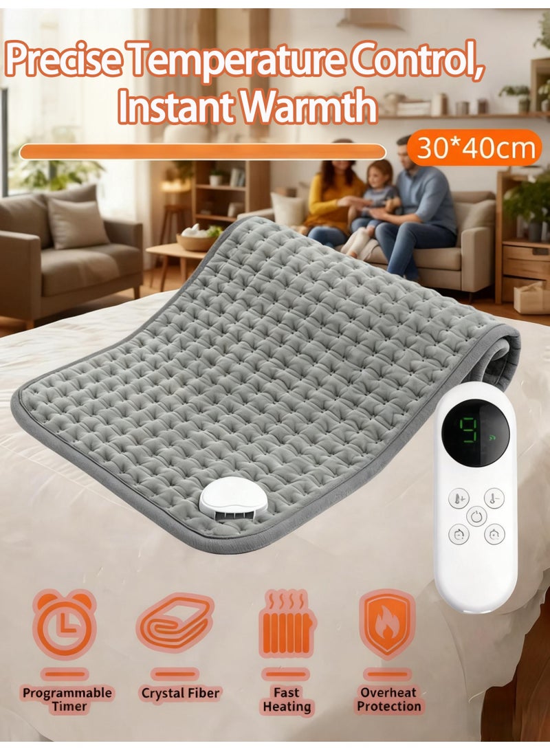 Heating pads, Electric Heating Pad with timer and 9 temperature levels, Heating Pad with heating technology for the back of the neck, Shoulder and abdomen, Machine washable - Image 1