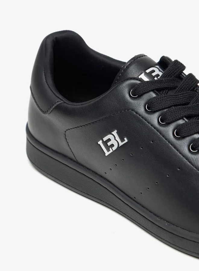 ال بي ال من شو اكسبرس Men's Textured Lace-Up Sneakers