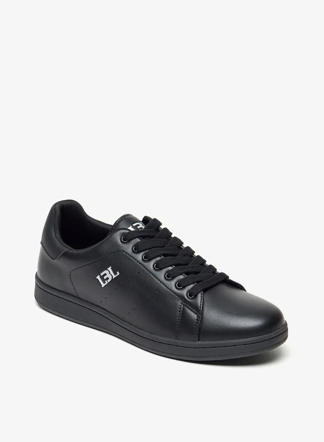 ال بي ال من شو اكسبرس Men's Textured Lace-Up Sneakers
