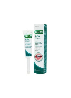 SUNSTAR GUM Afta Clear Gel - Effective Relief from Canker Sores and Mouth Lesions 