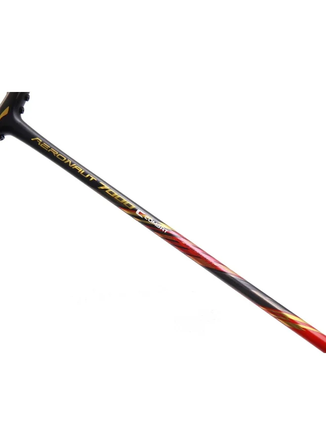 Li-Ning Li-Ning Unisex Adult AERONAUT 7000 Combat Racket - Black/Red, One Size