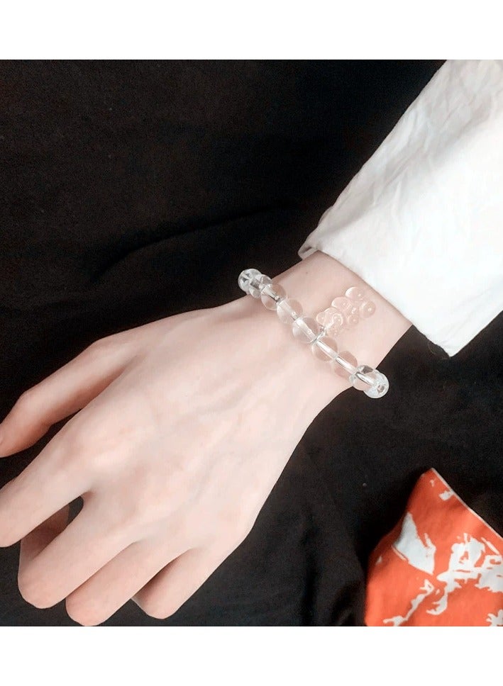 Goolsky Gummy Bear Crystal Bracelet – Cute Kawaii Couple & Best Friend Gift, Adjustable Youth Jewelry - Image 1