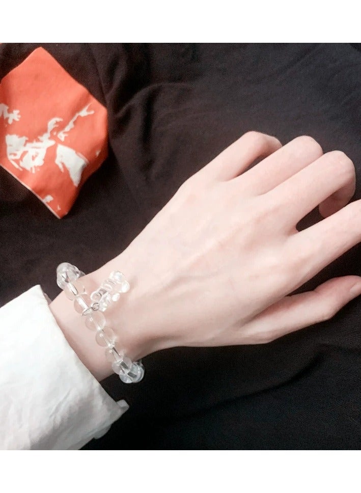 Goolsky Gummy Bear Crystal Bracelet – Cute Kawaii Couple & Best Friend Gift, Adjustable Youth Jewelry - Image 2