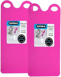 Superio Superio Snow Slider Mat, Flexible Snow Sled Flying Carpet, Roll up Sleds for Kids and Adults 54" Lightweight Plastic - Image 1