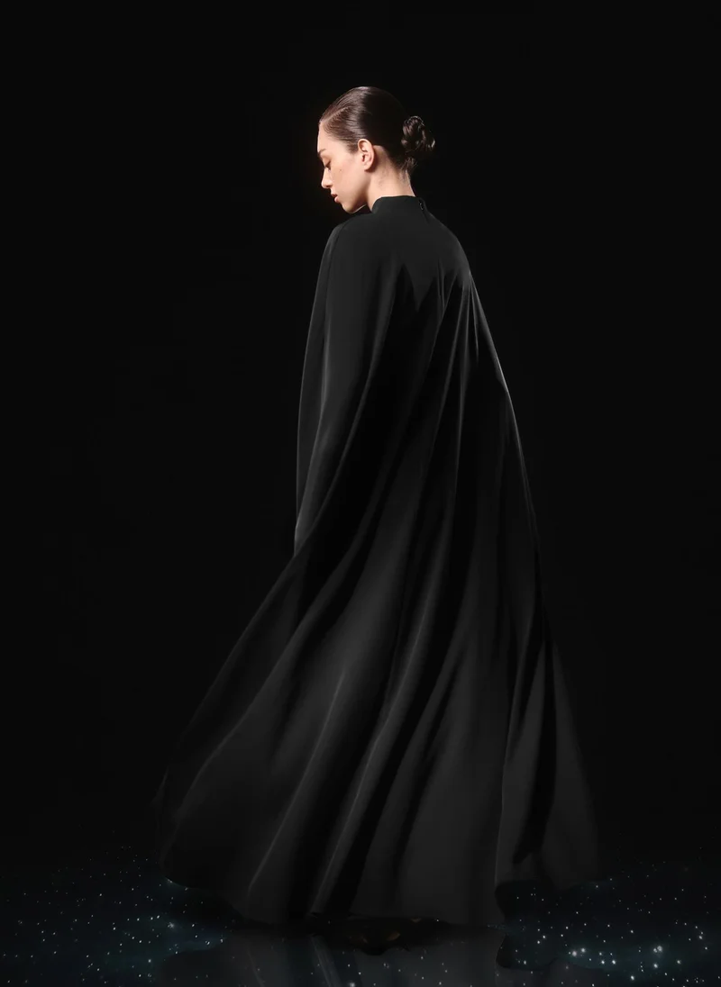 Lichi  Fitted maxi dress with floor-length cape for Women | Best Price UAE