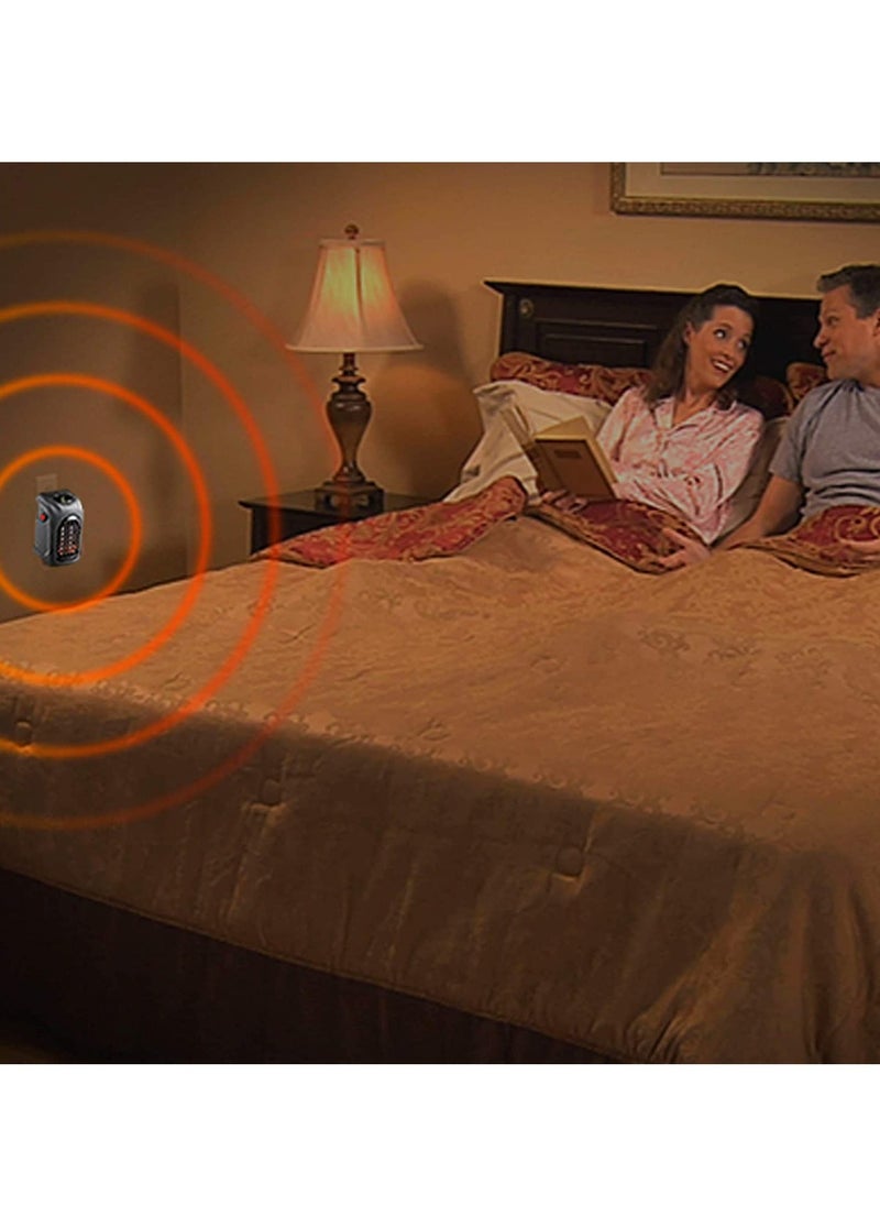AS SEEN ON TV - Mini Handy Heater Plug-in Wall Compact Plug-in Personal Heater with Digital Display - Image 1