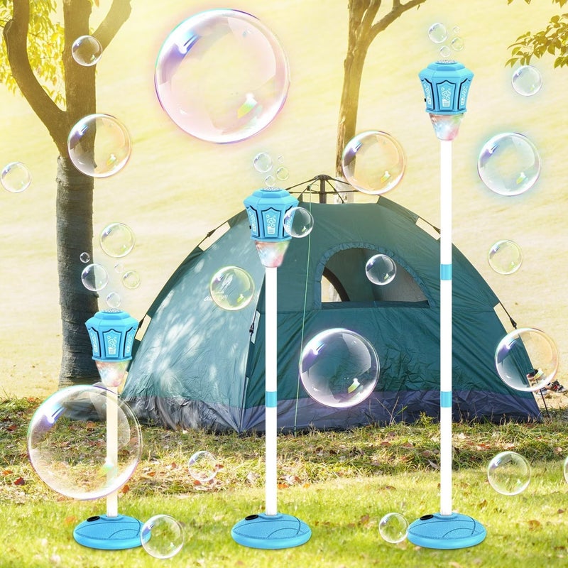Generic Bubble Torch Fun Garden Lamp Toy with Rechargeable Battery and Adjustable Stand for Kids Outdoor Play - Image 5