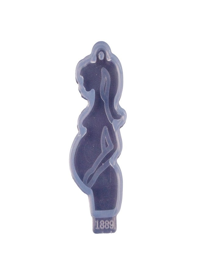 Angel Wings Cute Mother and Baby Style Silicone Mold Pregnant Lady Shape Mold for DIY Key Chain, Charms, Pendant, Chocolate Mold Candy Mold Cake Decoration - Image 4