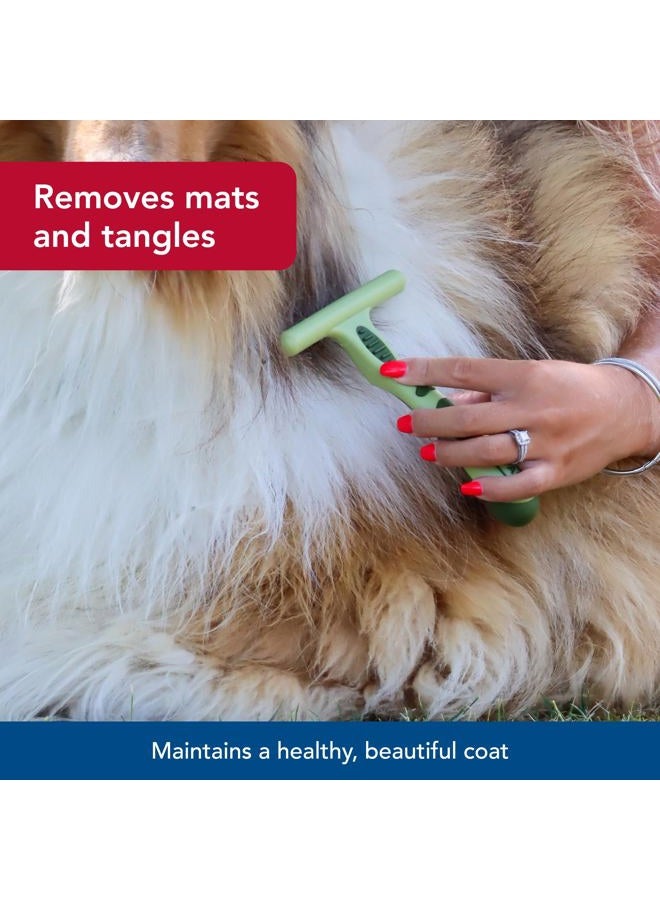 Coastal Pet Safari Single Row Undercoat Rake - Gentle Dematting and Deshedding Tool for Dogs, Pet Grooming Comb - Image 4