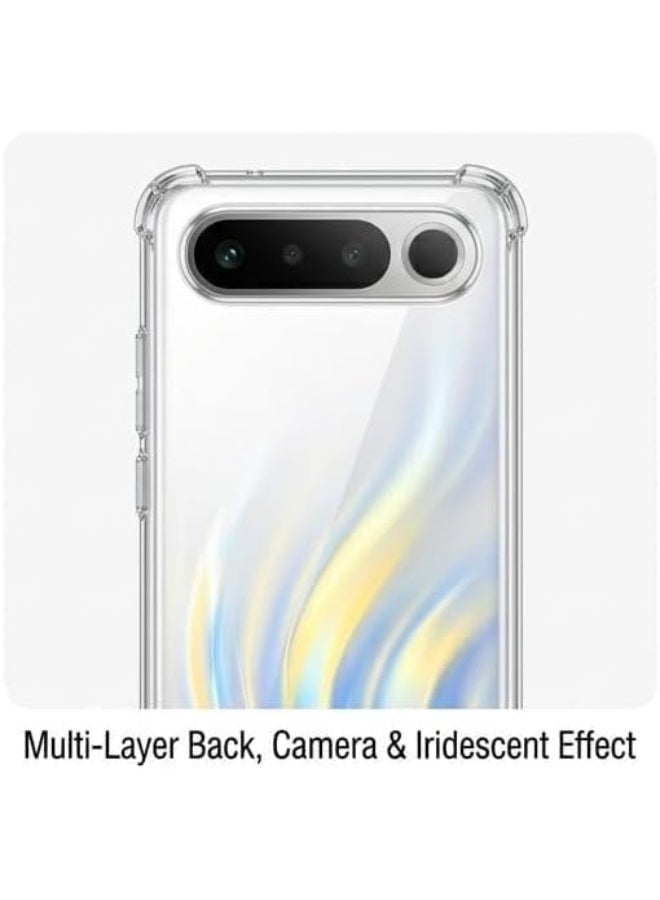 Crystal clear case for Realme 16, anti-yellowing, with built-in camera protection and reinforced corners for shock resistance. Flexible TPU cover that is scratch and fingerprint resistant. High-quality, transparent Realme 16 5G case. - Image 5