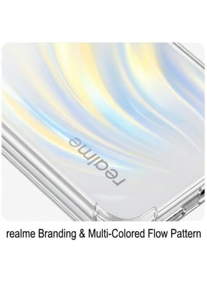 Crystal clear case for Realme 16, anti-yellowing, with built-in camera protection and reinforced corners for shock resistance. Flexible TPU cover that is scratch and fingerprint resistant. High-quality, transparent Realme 16 5G case. - Image 3