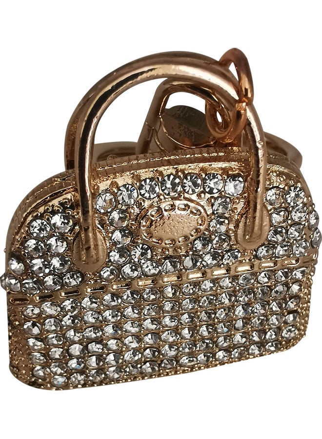 NIBEMINENT Stylish Design Key Chain Gold/Clear - Image 3