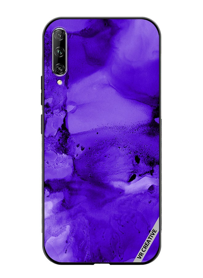 VR CREATIVE Protective Case Cover For Huawei Nova Y9S Violet Alcohol Ink Wash Texture On White Paper Design Multicolour - Image 1