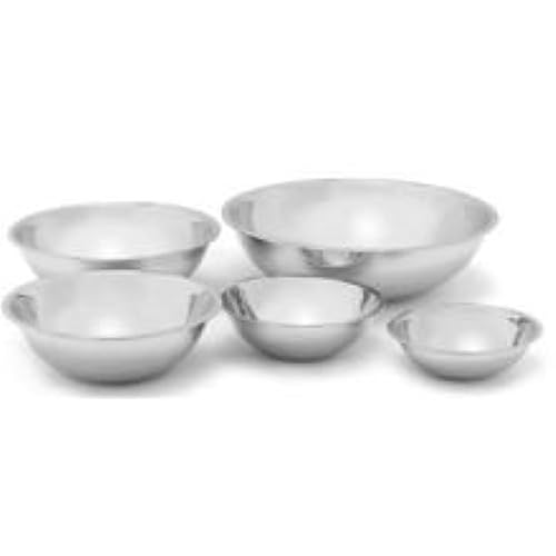 Crestware 3 by 4Quart Stainless Steel Mixing Bowl