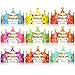 Faccito 36 Pcs Birthday Crowns for Kids Classroom Bulk Happy Birthday Paper Hats with Elastic Band for Classroom Preschool Kindergarten Elementary School Vbs Party Supplies - Image 2