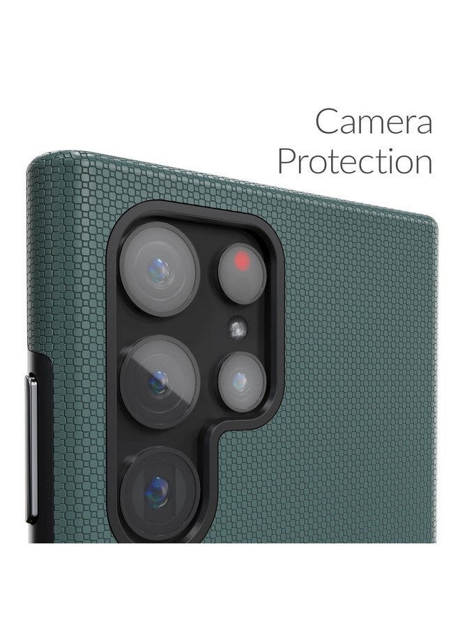 Crave Dual Guard for Samsung Galaxy S22 Ultra, Forest Green, Cellular Phone Case, Shockproof Protection, Dual Layer, TPU/PC - Image 2