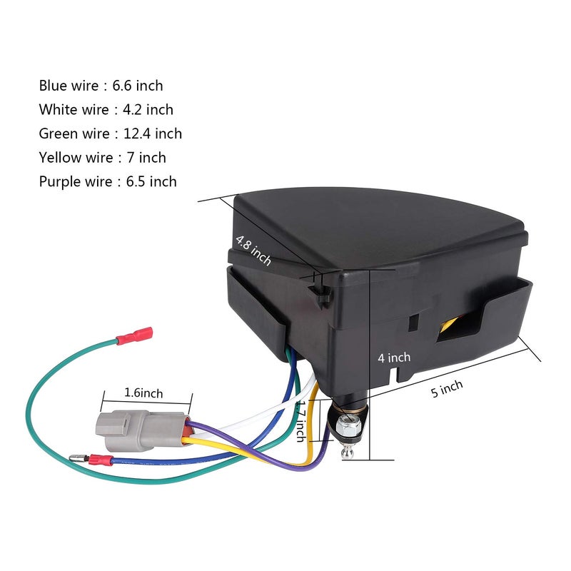 10L0L Golf Cart V-Glide Wiper Switch Assembly Fits Club Car DS 48 Volt G/E (2000-2004) 101932001 - Image 3