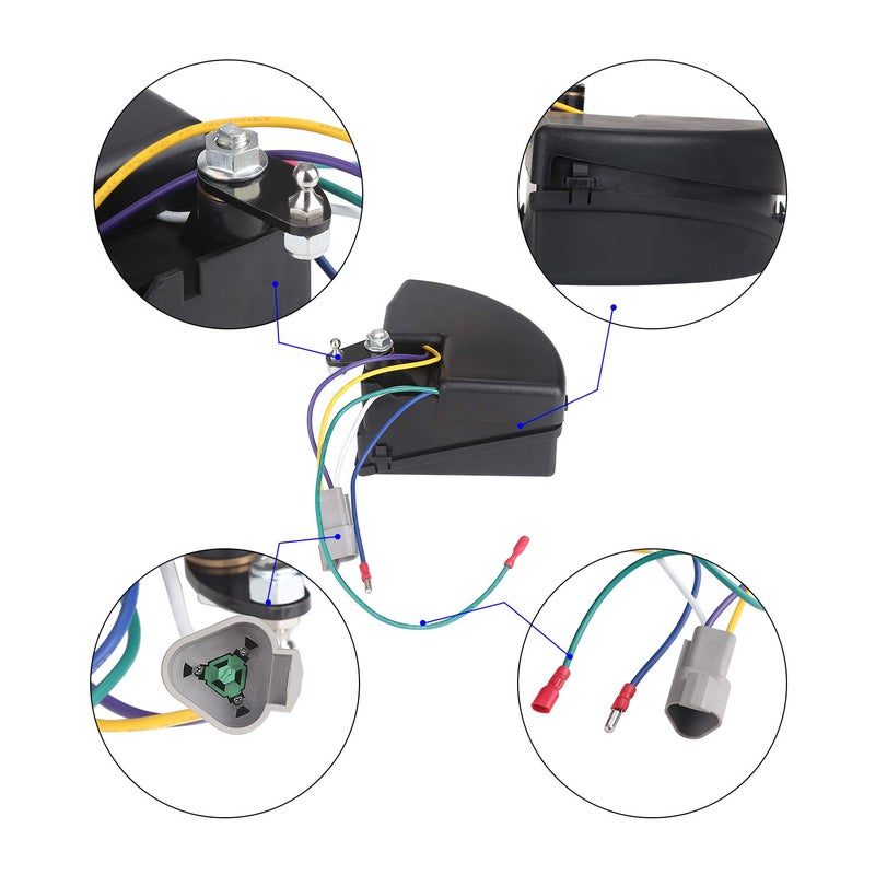 10L0L Golf Cart V-Glide Wiper Switch Assembly Fits Club Car DS 48 Volt G/E (2000-2004) 101932001 - Image 4