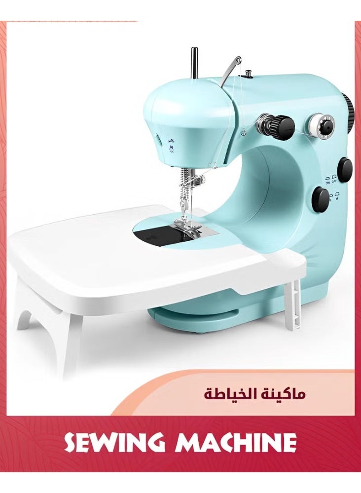 آلة خياطة صغيرة,آلة خياطة كهربائية مع مجلس التوسع,خياطة سريعة مناسبة للسفر DIY المنزل - Image 1