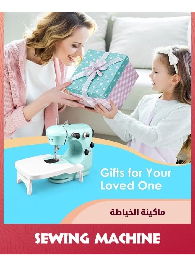 آلة خياطة صغيرة,آلة خياطة كهربائية مع مجلس التوسع,خياطة سريعة مناسبة للسفر DIY المنزل - Image 4