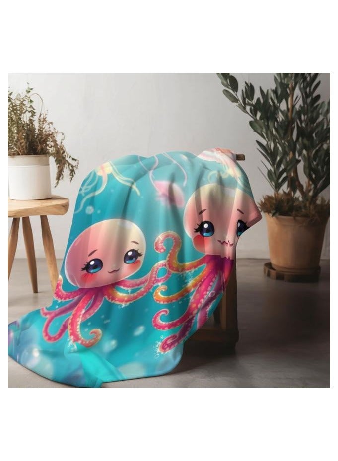 عام بطانية رقيقة من الفانيلا الكرتونية للأطفال والرضع (دافئة ومريحة، ومناسبة للنوم والألعاب) 70 سم * 100 سم - 1128 - Image 5