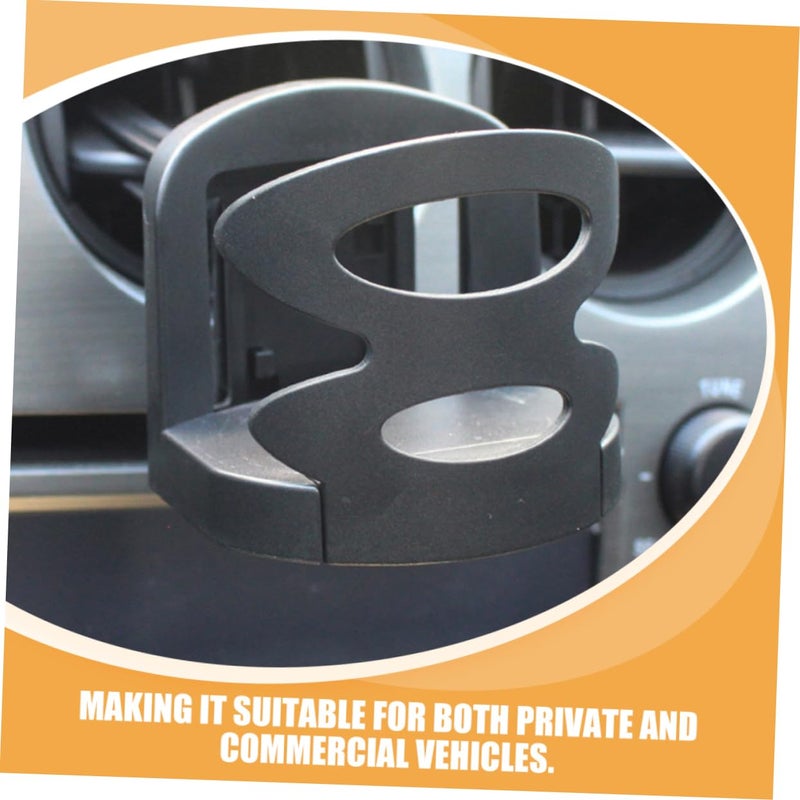 2Pcs Universal Car Cup Holder Vent Mount Air Vent Outlet Modern Aesthetic Design - Image 4