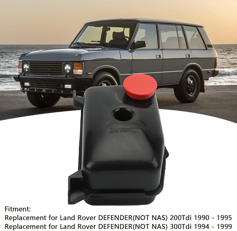 5 Efi - CLASSIC 200Tdi (1992–1994) - CLASSIC 300Tdi (1994–1995) - CLASSIC V8 (1989–1999) - CLASSIC VM (1990–1992) قائمة المكونات: 1 خزان تخزين ماء التبريد ملاحظة: يرجى التحقق مرتين من رقم المنتج الخاص بك؛ المعلومات المقدمة هي للرجوع إليها فقط. إذا كنت غير متأكد من المنتج، يرجى الاتصال بنا قبل الشراء لتجنب عمليات الإرجاع غير الضرورية، شكرًا! - Image 4
