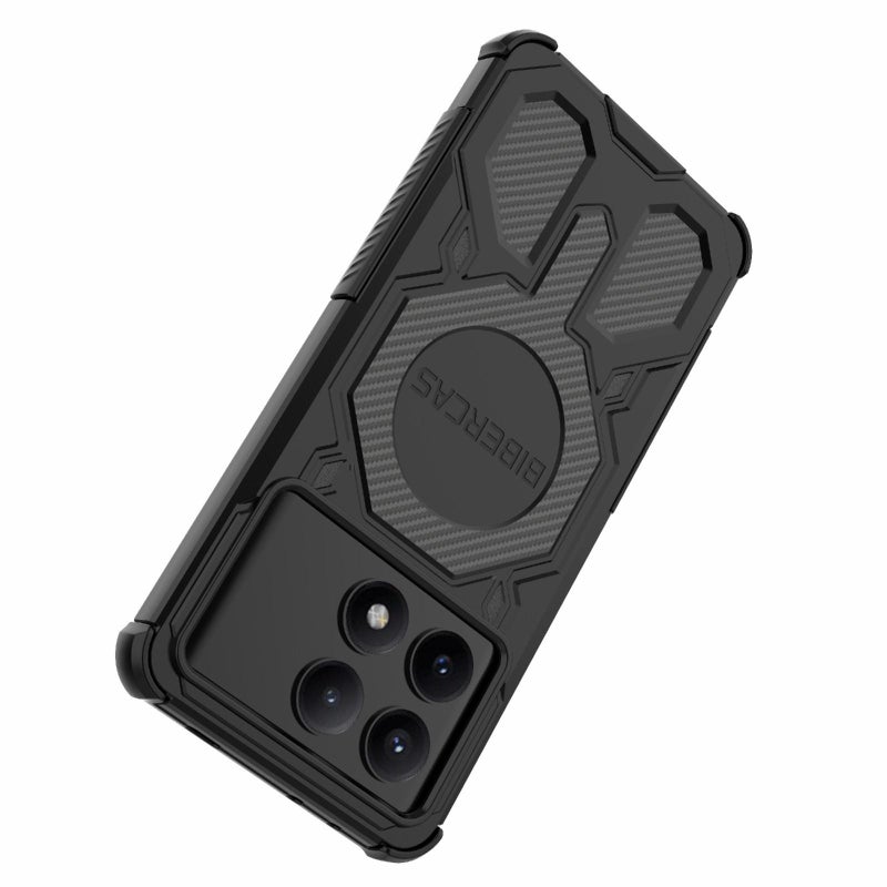 BIBERCAS For Redmi K70E Real Color Series Magsafe Shockproof Phone Case(Pink) - Image 4