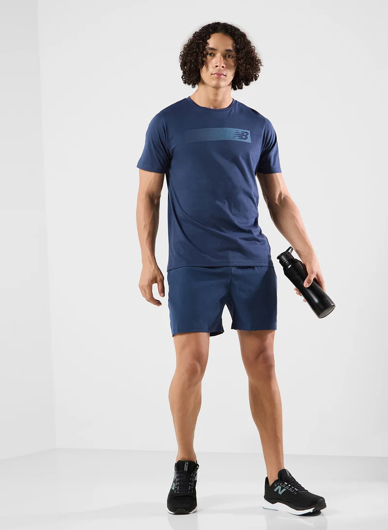 New Balance Essential Heathertech Graphic T-Shirt 3