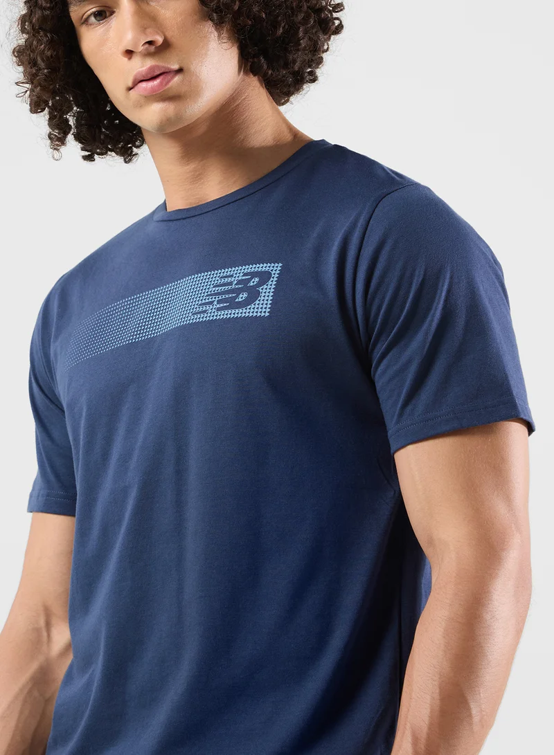 New Balance Essential Heathertech Graphic T-Shirt 3