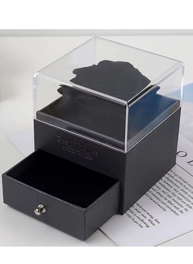 Y&D - Flower Jewelry Box Black - Image 1