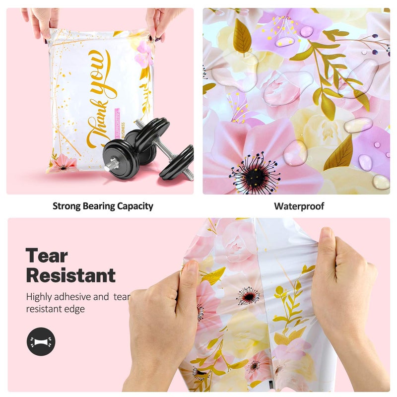 Hatisan 100 Pack Poly Mailers 10x13, Cute Packaging Envelope Mailers Polymailers Packaging for Small Business, Shipping Bags for Clothing Boutique Supplies with Self Seal Strip (Thank You) - Image 4